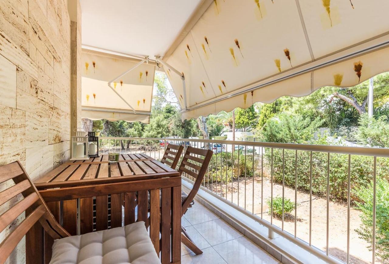 Elegant Apartment W Great Balcony In Vouliagmeni เอเธนส์ ภายนอก รูปภาพ