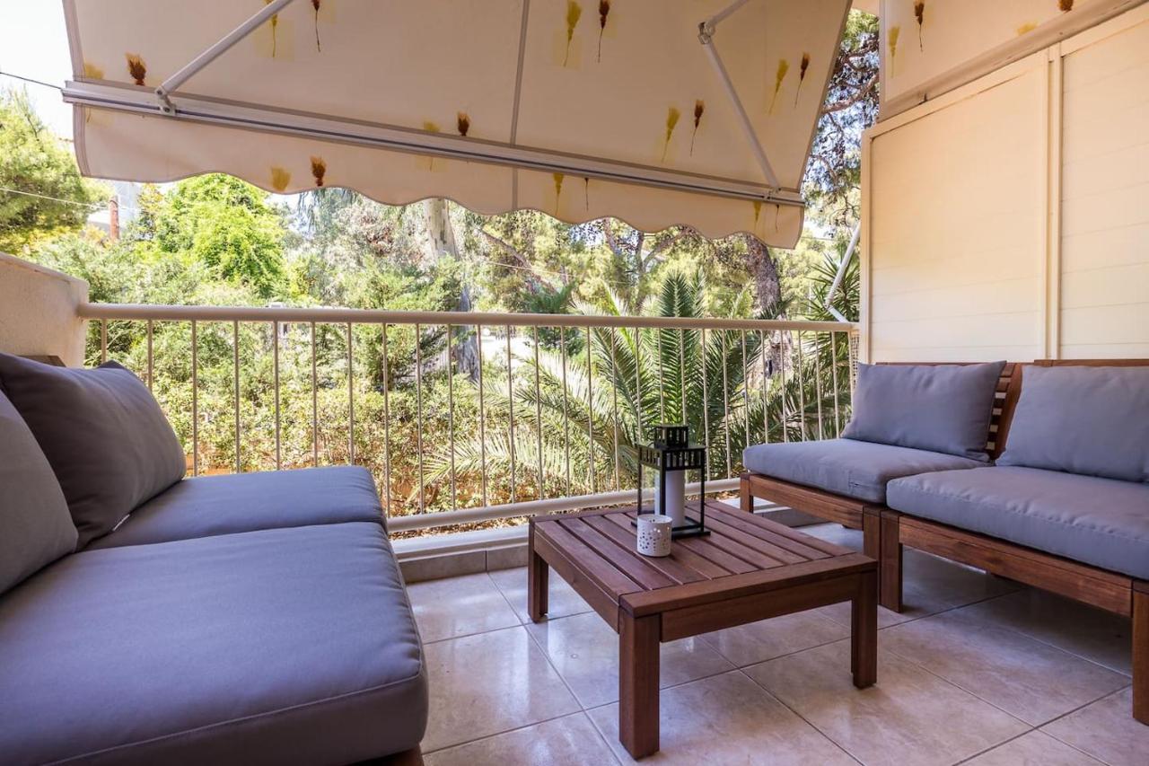 Elegant Apartment W Great Balcony In Vouliagmeni เอเธนส์ ภายนอก รูปภาพ