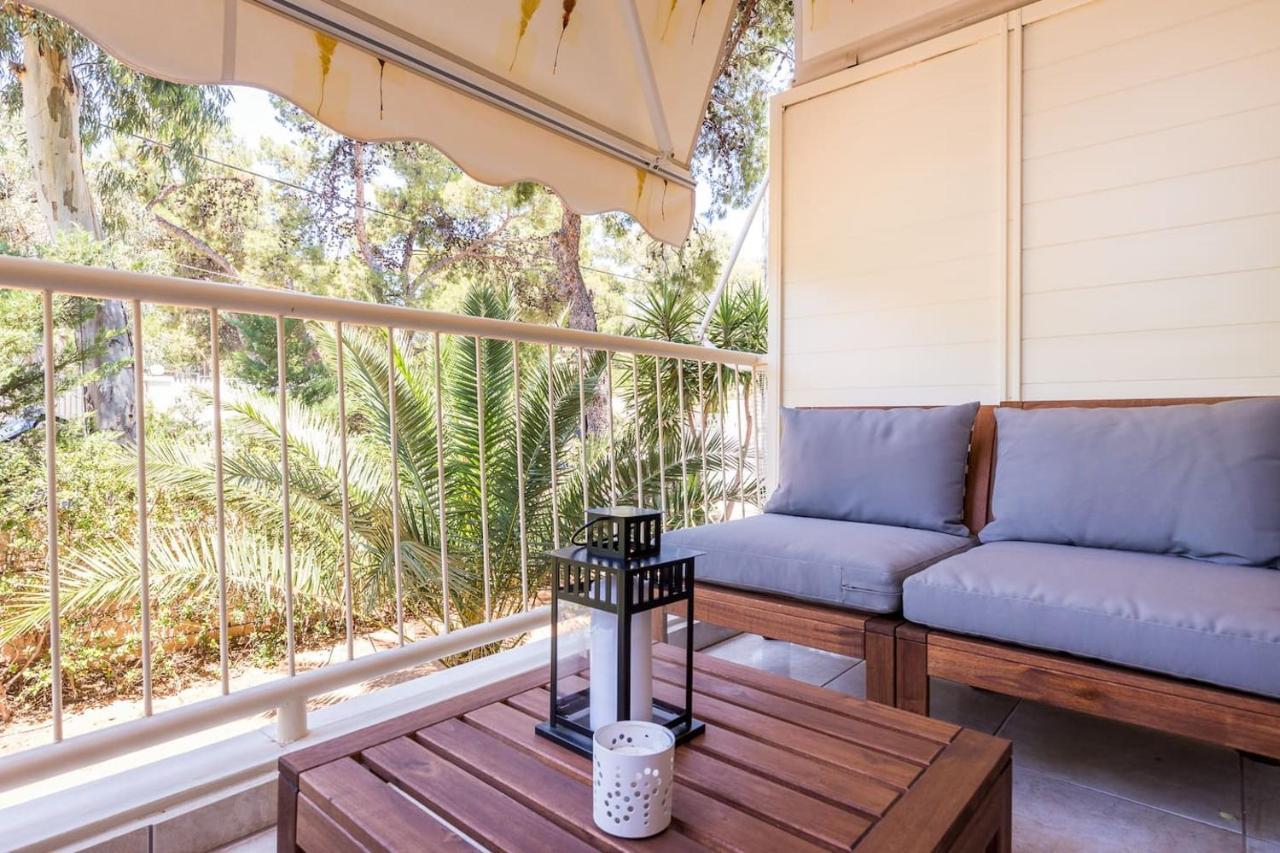 Elegant Apartment W Great Balcony In Vouliagmeni เอเธนส์ ภายนอก รูปภาพ